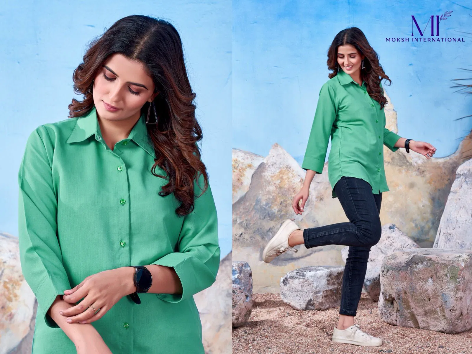 Shirt Vol - 2 By Moksh International Cotton Top Wholesalers In Delhi